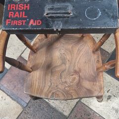 vintage irish rail first aid box