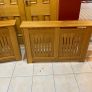 Solid Oak radiator covers Image 2