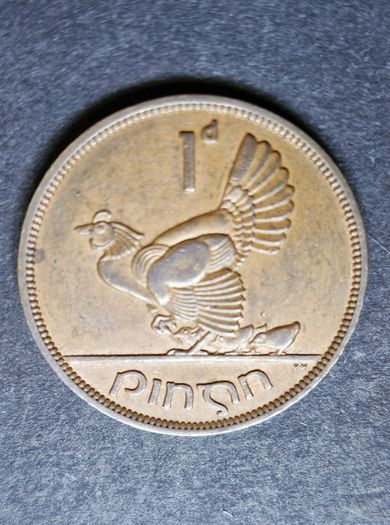 Ireland excellent 1949 1d Penny coin