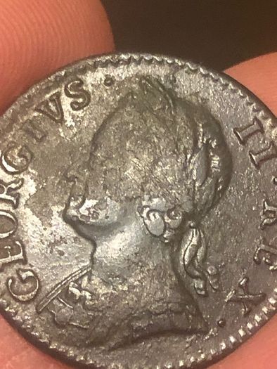 1754 Farthing George II