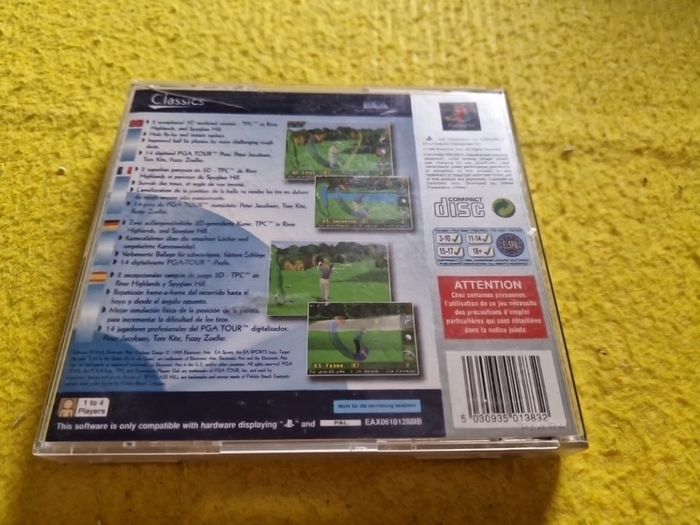 PGA Tour 96 PlayStation1 Ps1 PlayStation2 Ps2 games Original