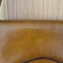 Vintage Micarl French Leather Shoulder Bag Tan Cognac Image 2