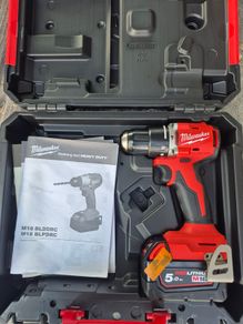 Milwaukee M18 Combi Drill & 5AH Battery