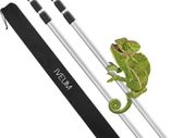 Set of 2 Aluminium Standing Rods Including Bag Between 89 cm to 228 cm - Telescopic Pole for Tents, Taps or Awning - Ultra Light Tarp Rod - Pole for Awning Attachment - Tent Pole