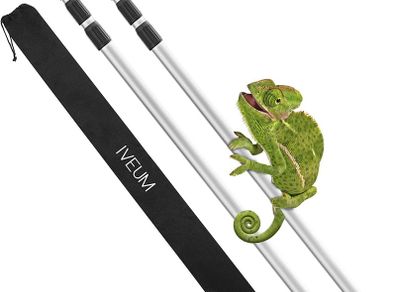 Set of 2 Aluminium Standing Rods Including Bag Between 89 cm to 228 cm - Telescopic Pole for Tents, Taps or Awning - Ultra Light Tarp Rod - Pole for Awning Attachment - Tent Pole