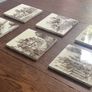 Set of 6 Antique Minton 'The Views' Victorian Tiles c.1885 Image 8