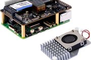 GeeekPi P33 M.2 NVME M-Key PoE+ Hat with Official Pi 5 Active Cooler for Raspberry Pi 5, Support M.2 NVMe SSDs 2230/2242/2260/2280 - NEW!