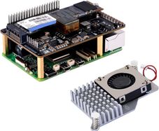 GeeekPi P33 M.2 NVME M-Key PoE+ Hat with Official Pi 5 Active Cooler for Raspberry Pi 5, Support M.2 NVMe SSDs 2230/2242/2260/2280 - NEW!