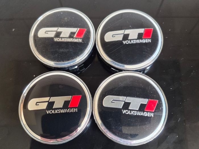 Vw Gti caps - 60mm (For Aftermarket) FREE POST