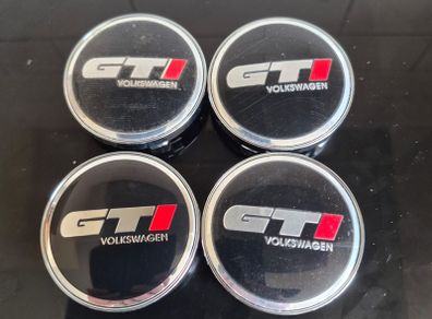 Vw Gti caps - 60mm (For Aftermarket) FREE POST