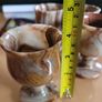 Set of four small onyx goblets Image 7