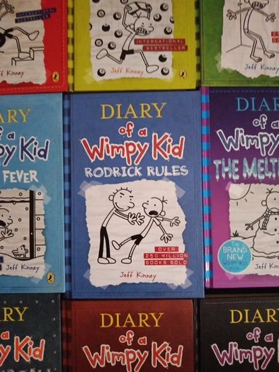 diary of a wimpy kid books