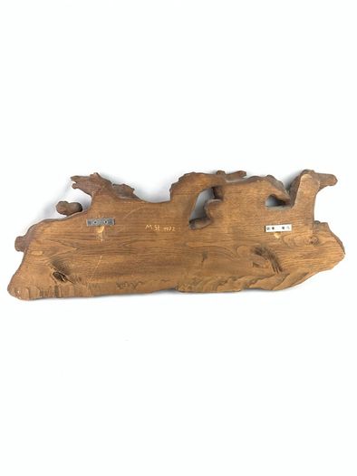 Large Vintage wooden horse sculpture