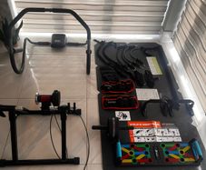 Kit Pilates + Bike Trainer + EVA + AB + AB Roller