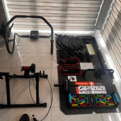 Kit Pilates + Bike Trainer + EVA + AB + AB Roller