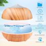 400ml Essential Oil Diffusers Ultrasonic Humidifier Portable Aromatherapy Diffuser with Cool Mist and 7 Colour Changing LED Lights Aroma Diffuser, Waterless Auto off Air Purifiers-Yellow Image 7