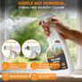 Window Cleaning Squeegee & Washer Set, 2-in-1 Window Cleaning Equipment with 4.5m(14.8Ft) Extendable Pole & 400ml Glass Cleaner,Streak-Free Cleaning for Windows, Glass Doors & Mirrors Image 2
