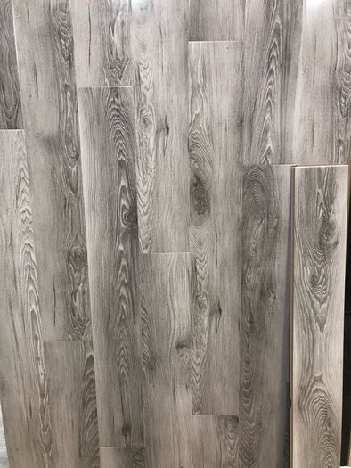 laminate  12 mm grey gloss