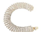 Newbridge Silverware Clear Stones Stretch Bracelet