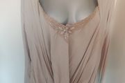 Brand new Claudia Stevens beige 2 in 1 top and cover up size UK20/22 EU48/50 Postage included