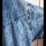 Rare True Vintage 80s/90s Acid Wash Denim Coat. Made in Britain. Sherpa fleece lined. Image 3