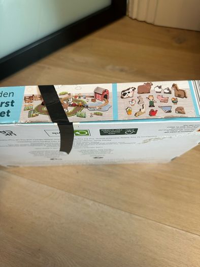 wooden railway set never used