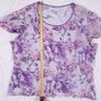 Jacques Vert Purple Pink Floral Print Chiffon Flutter Sleeve Blouse 20UK/48EU Image 10