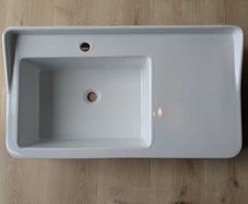 Cielo Siwa Gloss White 900mm Basin