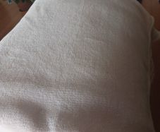 Large fleece throw cream