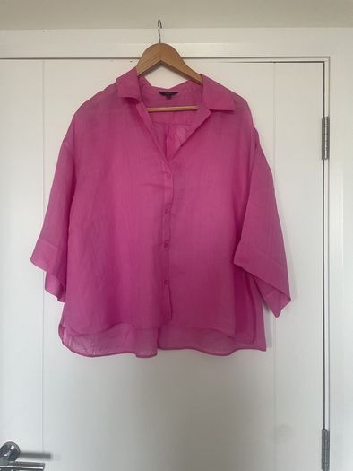 Massimo Dutti Fine Linen Blouse size L