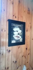 Rare Vintage Pyrex Framed Advert