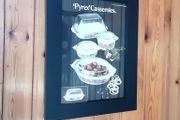 Rare Vintage Pyrex Framed Advert