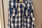 Hollister L Hooded Checked Shirt Excellent Condition