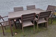 garden table &amp; 6