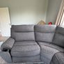 (Open to offers)  Mila Corner Sofa with Console | Power Recliner | Medium | Grey Image 3