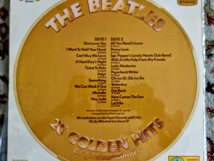 LP Beatles - 3 Albums, Germany pressing.