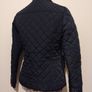 Navy Blue Quilted Jacket Image 9