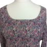 Fat Face Ladies 100% Cotton DITZY floral 3/4 Sleeve Jumper size 14 Image 6