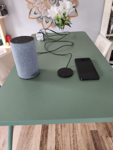 Samsung Galaxy A03..Amazon Alexa 2nd Gen Wireless charger