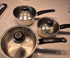 Morphy Richards Induction and Regular Hob 3 Piece Pot Set