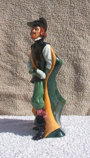 The CAVALIER (Royal Doulton HN 2716) - a finely produced figurine (1970's / 1980's). 10" (254mm) height.