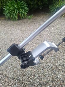 Transducer mount for boat