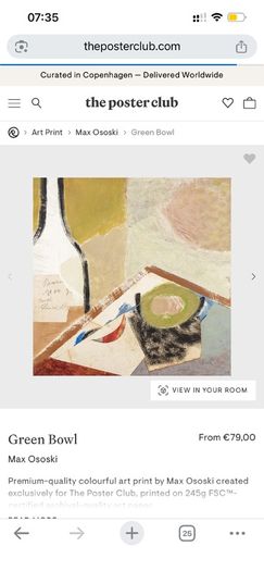 Poster "Green Bowl"