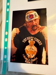 Extremely rare Terry Funk signed & inscribed photo