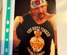 Extremely rare Terry Funk signed & inscribed photo