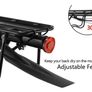 Bike Pannier Rack Rear Bike Rack Mountain Bike Rack Bicycle Rear Rack Carrier with Reflector Adjustable Bike Luggage Cargo Quick Release Cycling Seatpost Rack Black, 50KG Capacity (FREE POSTAGE) Image 6