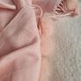 Lovely cashmere wool mix scarf with pompoms Image 4