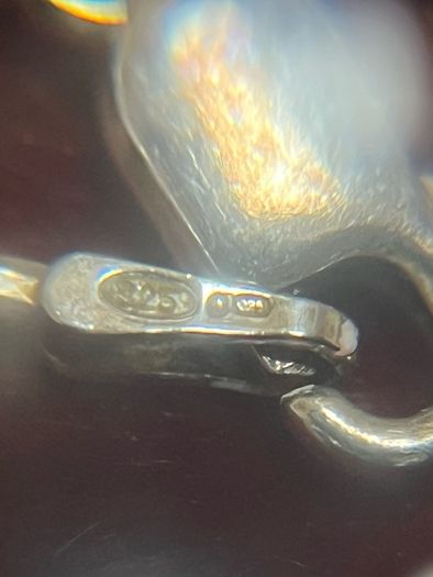 Sterling Silver Chain with Large Silver Pendant