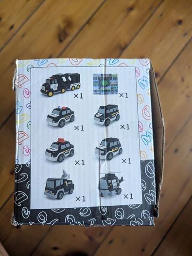 Police Cars Pull Back Car Series