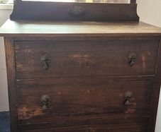 Antique vanity unit